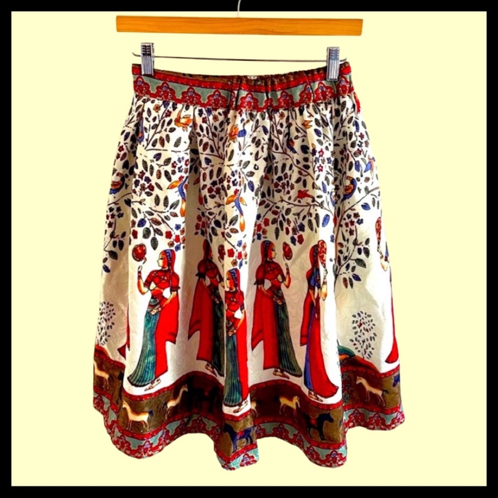 Vintage Skirt Egyptian Motif- Rare Find!